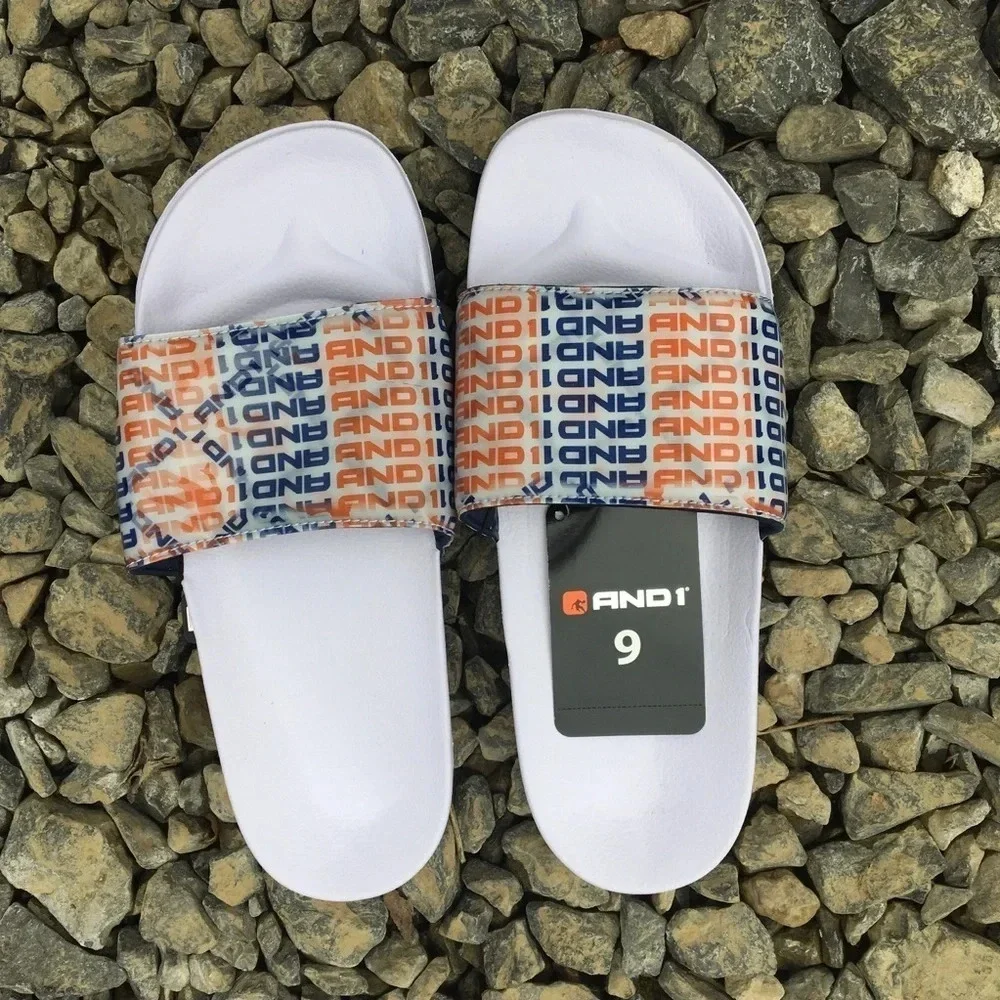 And 1 Men’s Holographic Multiclor Sport Slides Men’s Size 9 NWT